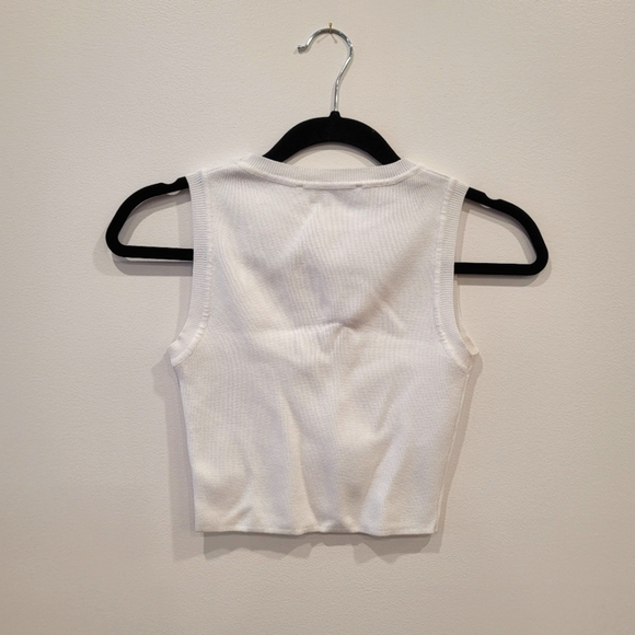 Zara white tank size Small / Medium EUC - Picture 3 of 3